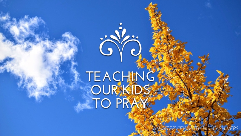 Teaching our kids to pray