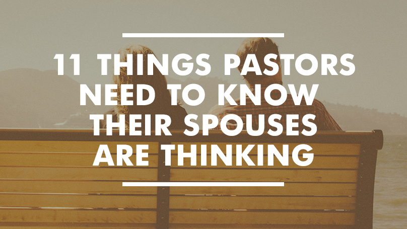Why spousal support from pastors is important