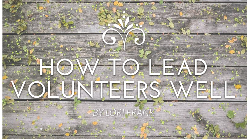 How to lead volunteers well