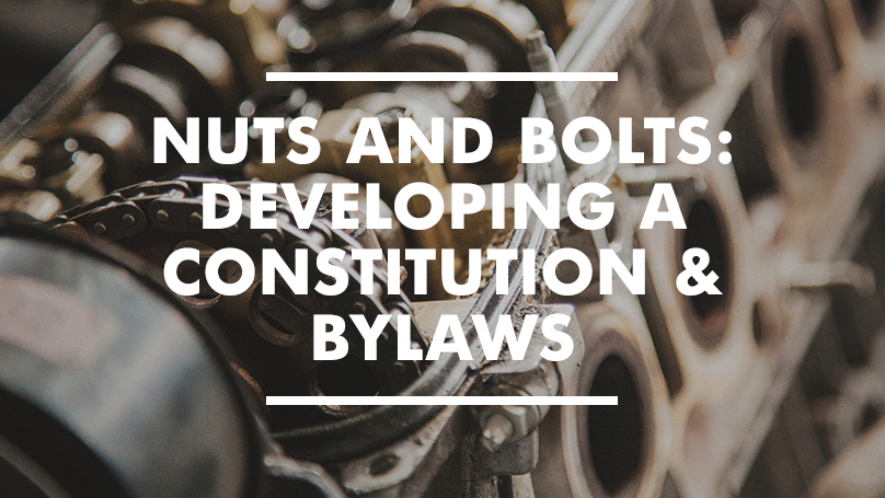 Nuts and Bolts – Constitution and Bylaws