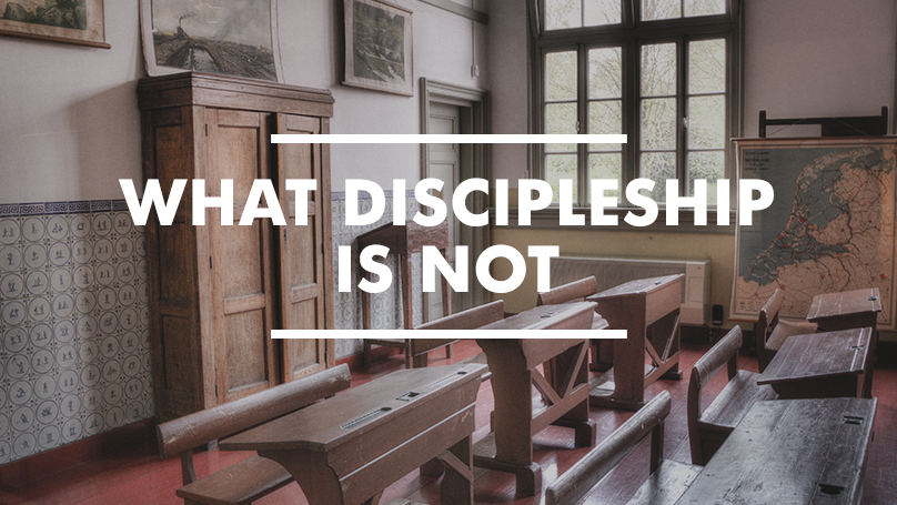 What isn’t discipleship?