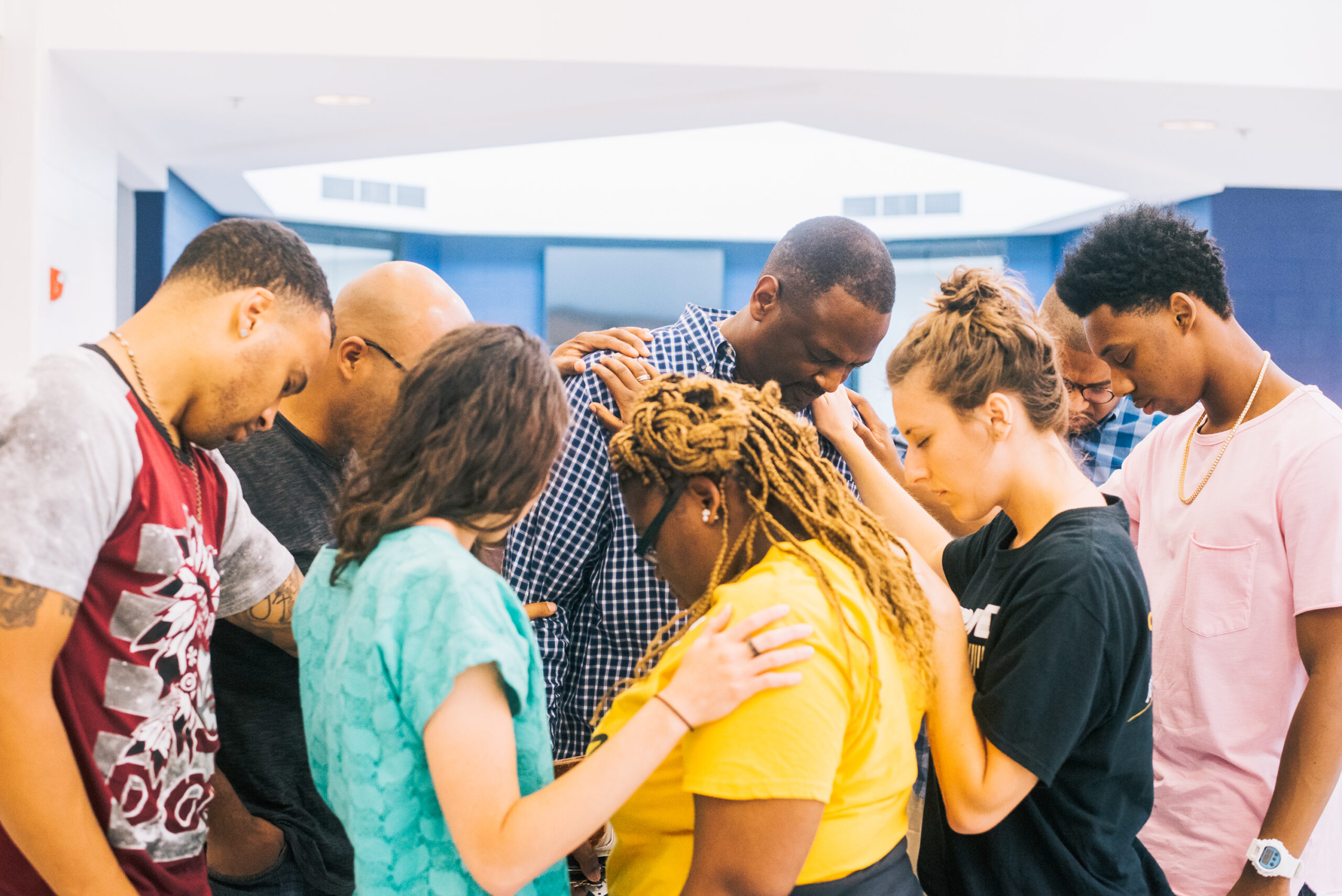 Zach Chike, Hannah Cowman, Star Thomas, Katie Taylor, Torey Harris, Mark Goins, Terence Tate (in middle), Kempton Turner / Samuel Greenhill / Copyright NAMB 2017 / East St. Louis, IL