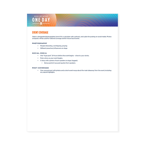 Event Coverage Playbook