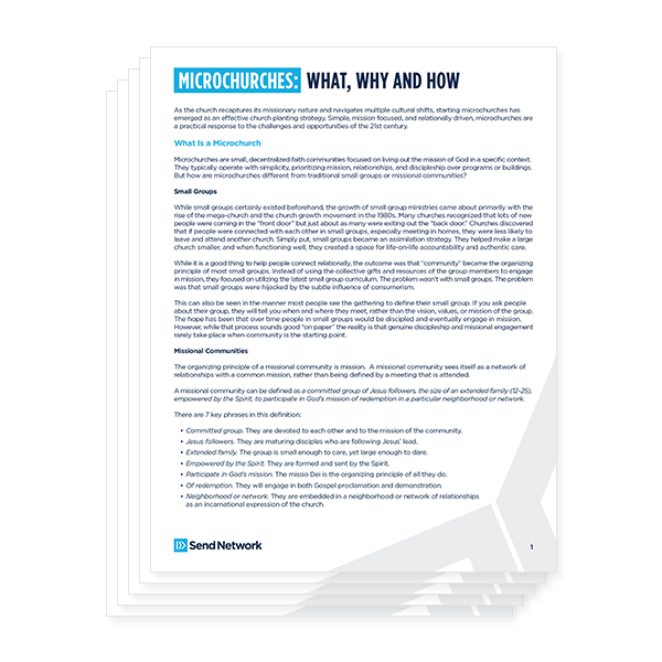 Microchurches: What, Why and How