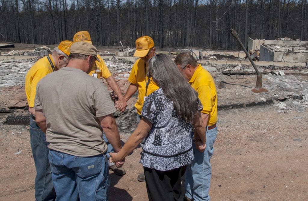 Baptist relief volunteers among first to return with Colorado homeowners