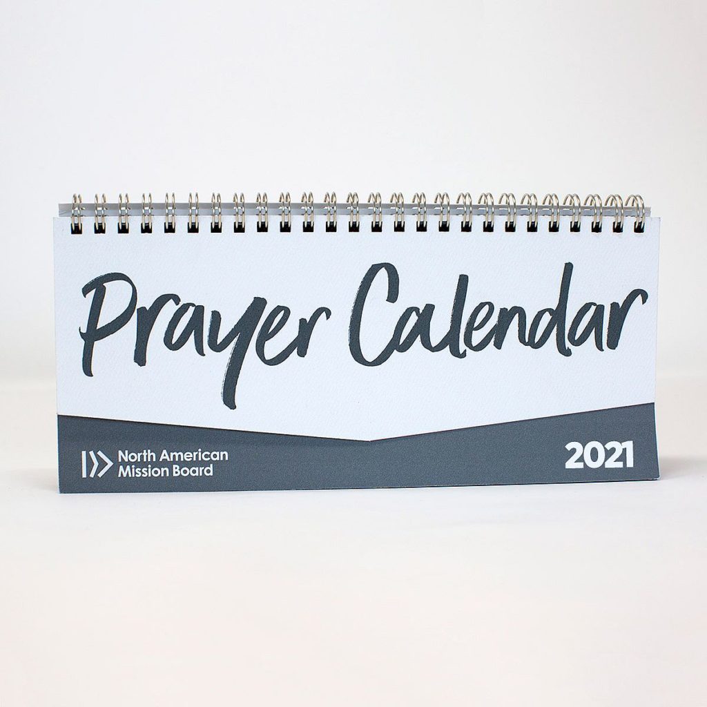 2021 Missionary Prayer Calendar