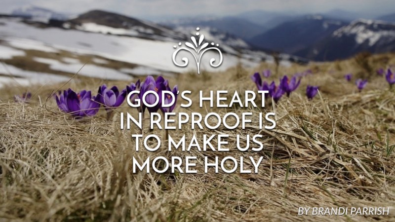 God’s heart in reproof is to make us more holy