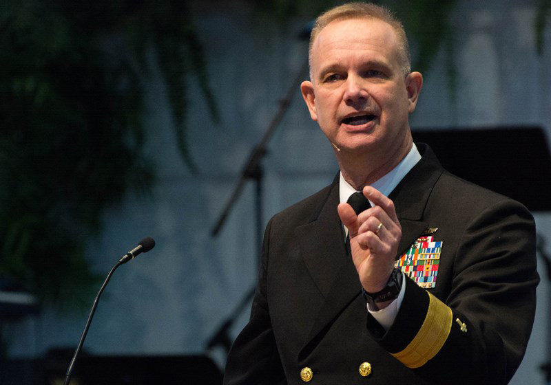 Navy Reserve chaplain officer addresses NOBTS chapel