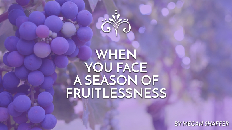 When you face a season of fruitlessness
