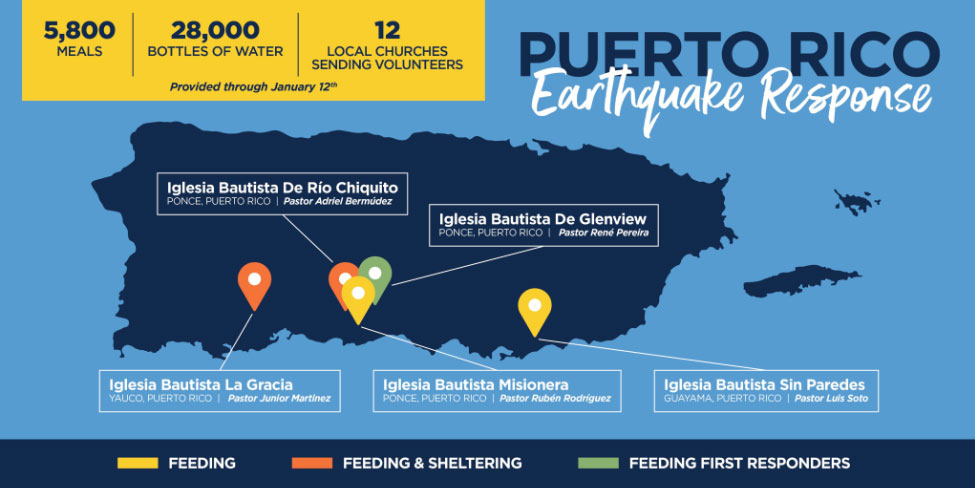 Send Relief, churches serve Puerto Rico as earthquake needs persist