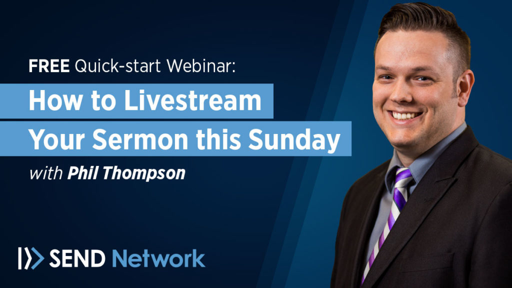 How to Livestream Your Sermon