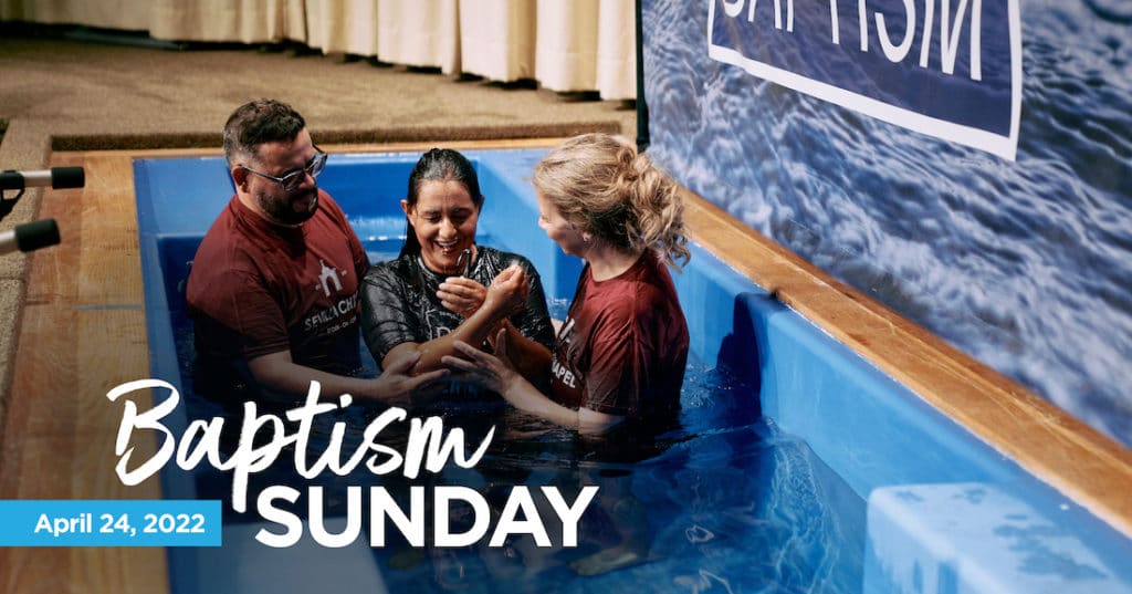 Southern Baptists prepare to celebrate Baptism Sunday, April 24