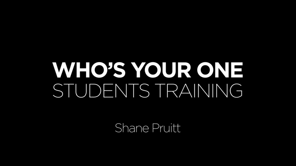 A Who’s Your One Strategy for Students Video