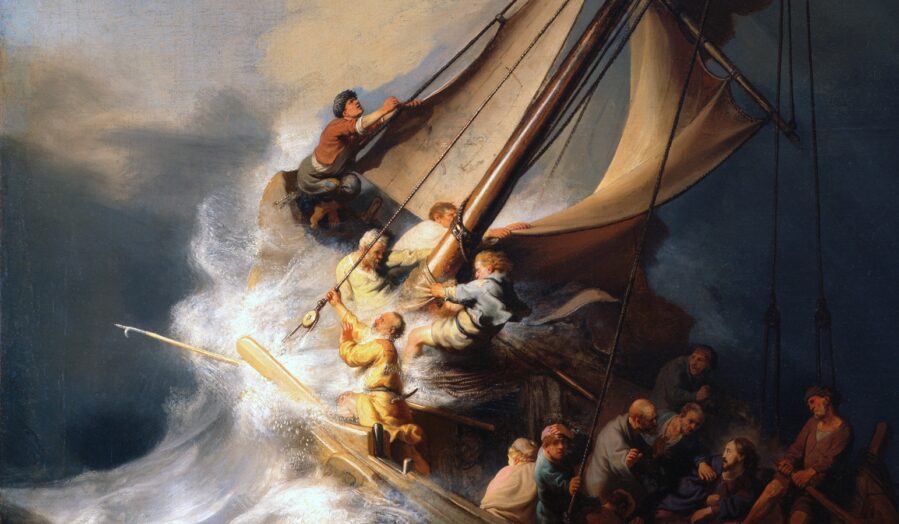 rembrandt christ in the storm KD
