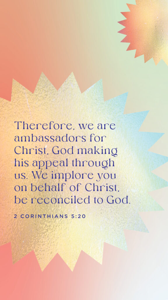 2 Corinthians 5:20 Phone Wallpaper