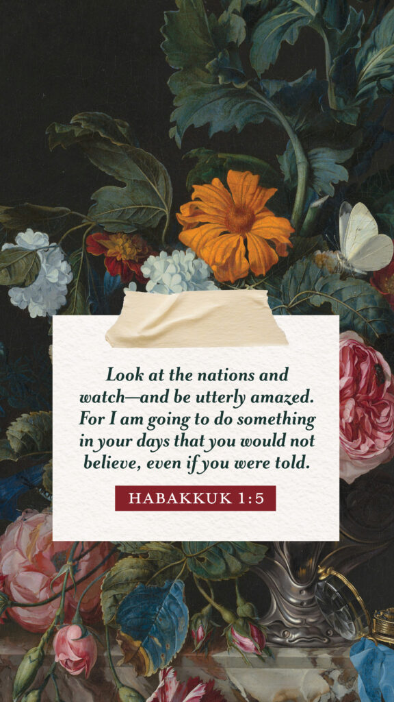 Habbakuk 1:5 Phone Wallpaper